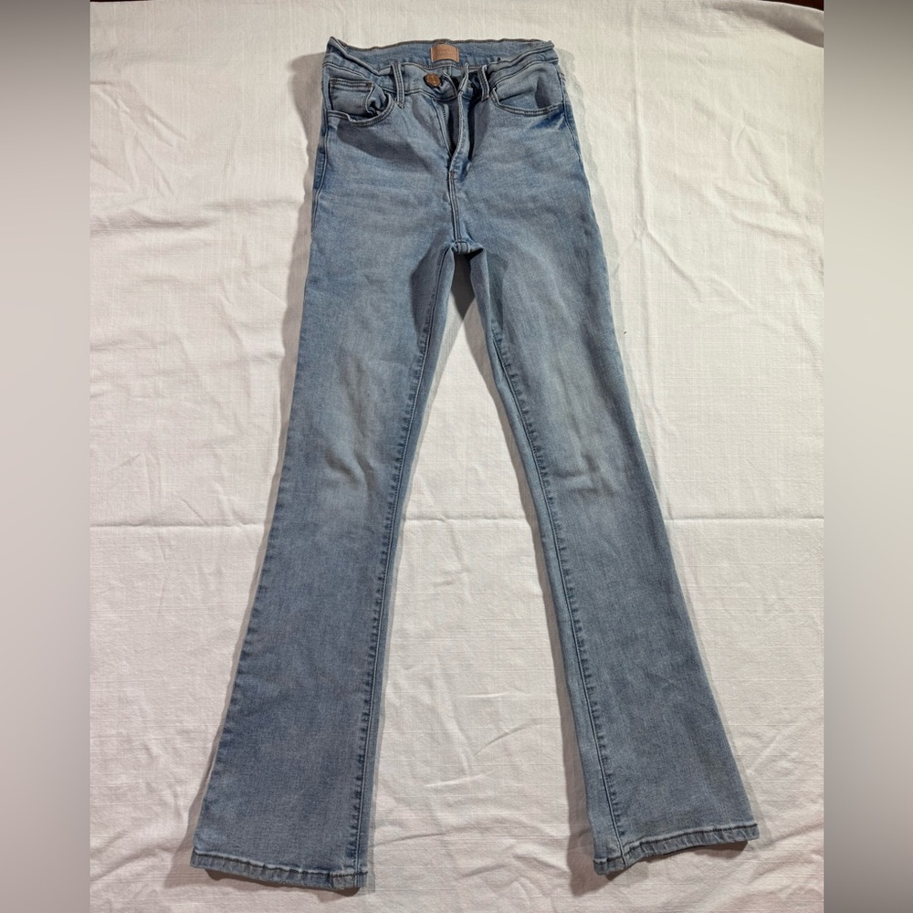 Stylish Light Blue Flare Jeans